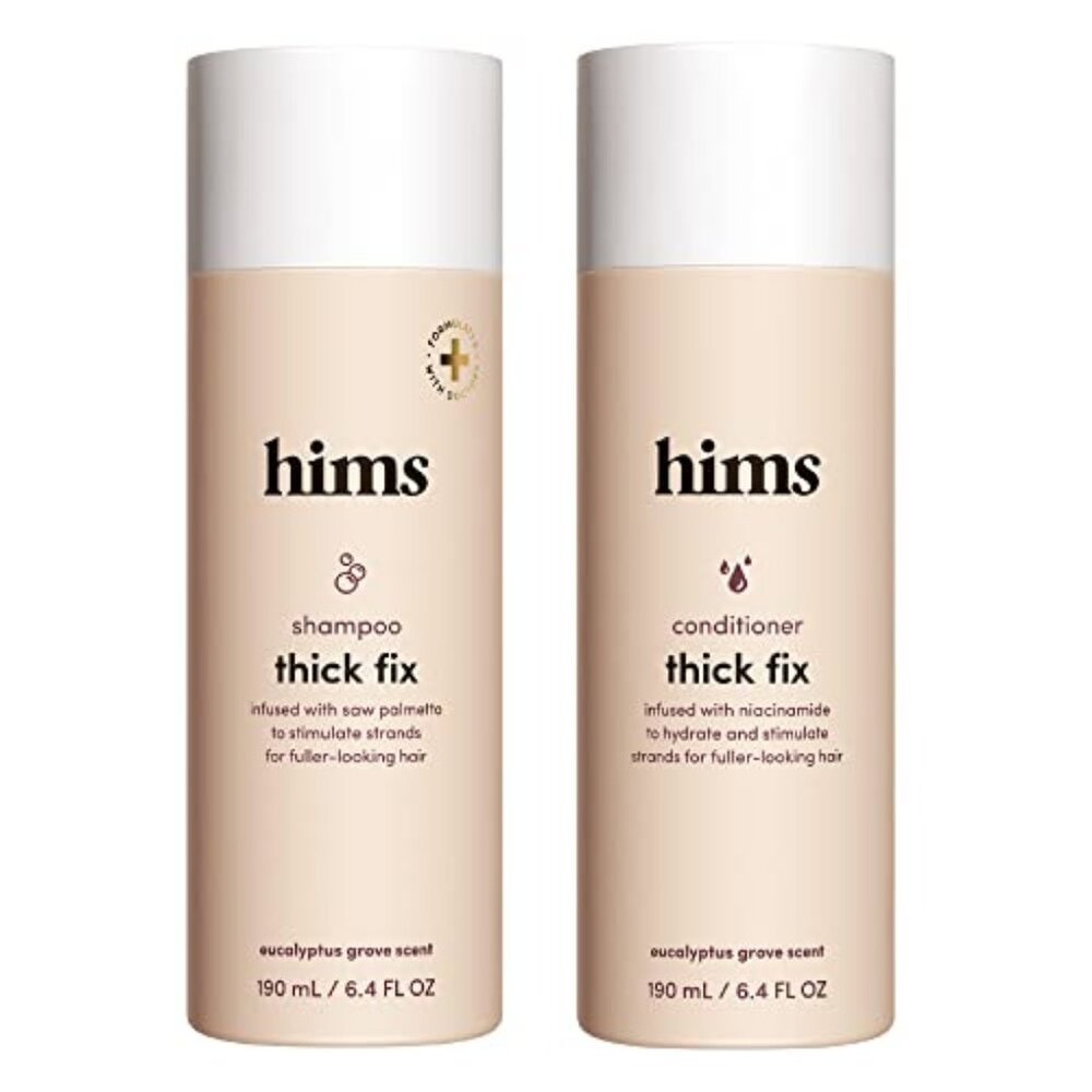 hims Thick Fix Shampoo & Conditioner Set – Vegan, Sulfate-Free,  2 Pack